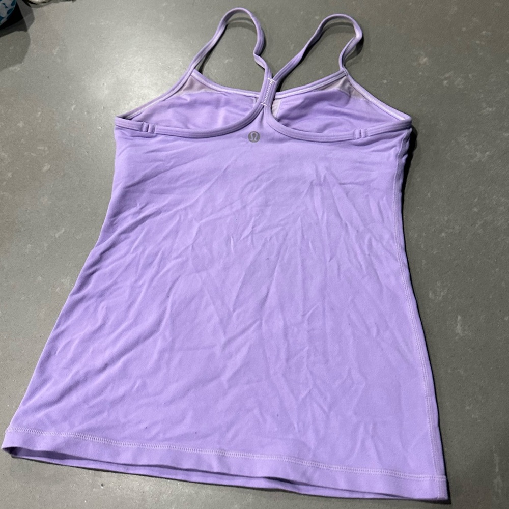 Lululemon Light Purple Racerback Tank - Picture 2 of 3